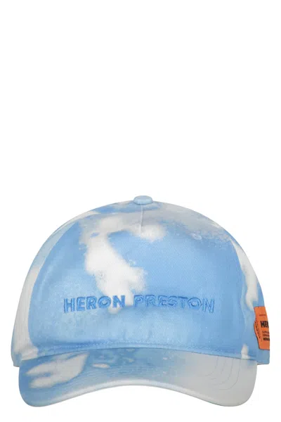 Heron Preston Logo Baseball Cap In Light Blue