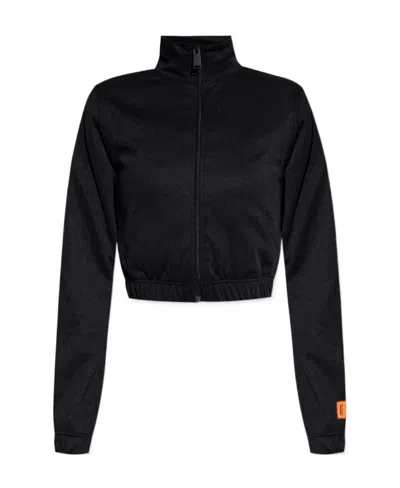 Heron Preston Logo Casual Jacket In Black