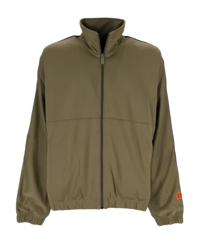 Heron Preston Logo Casual Jacket In Green