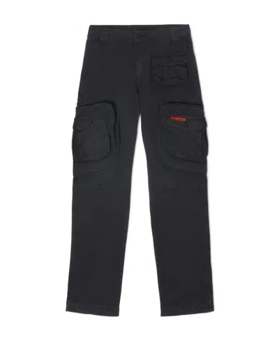 Heron Preston Logo Casual Pants In Black