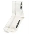 Heron Preston Hpny Logo-intarsia Socks In White