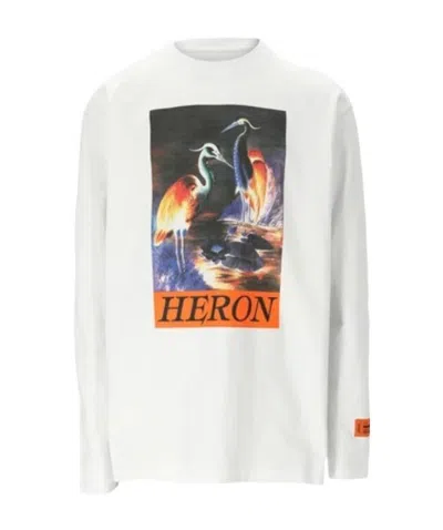 Heron Preston Logo Details T-shirt In White