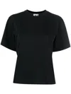 Heron Preston Logo-embroidered Collar T-shirt In Black