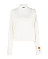 Heron Preston Logo Embroidery Long-sleeved T-shirt In White