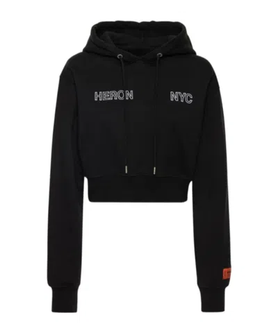 Heron Preston Logo Hoodie In Black