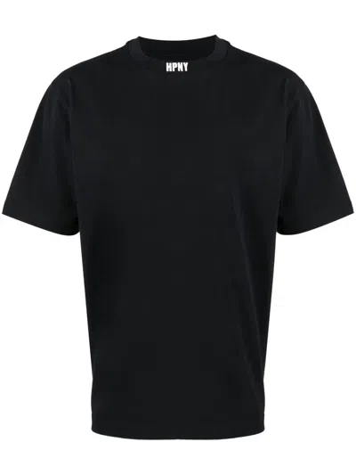Heron Preston Logo-patch Crew Neck T-shirt In Black