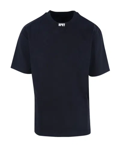 Heron Preston Logo-patch Crew Neck T-shirt In Black