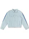 Heron Preston Washed Inside-out Regular Jacket In Blue