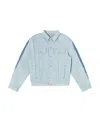 Heron Preston Logo-patch Denim Jacket In Blue