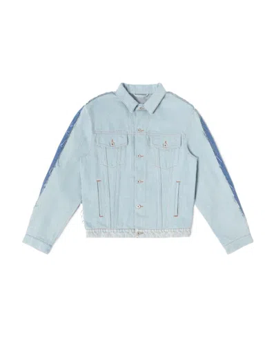 HERON PRESTON HERON PRESTON PATCHWORK DENIM JACKET