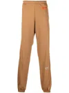 Heron Preston Logo-patch Track Pants In 褐色