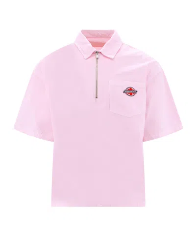 Heron Preston Logo Polo Shirt In Pink