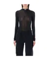 Heron Preston Logo-print Bodysuit In Black