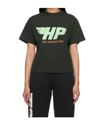 Heron Preston Logo-print Cotton T-shirt In Green