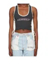 Heron Preston Logo-print Lace-up Top In Multi
