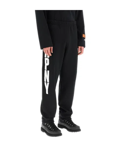 Heron Preston Logo-printed Elasticated Waistband Pants In Black