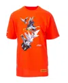 Heron Preston Logo Round-necked T-shirt In Red