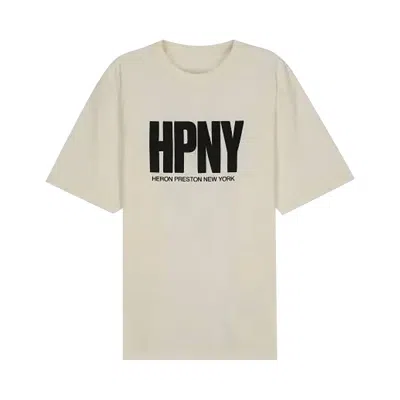 Pre-owned Heron Preston Logo Short-sleeve Tee 'white/black'