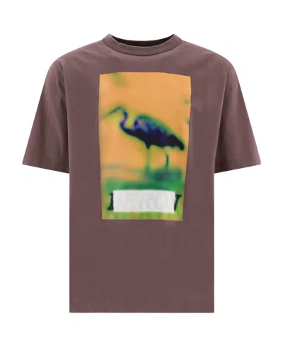 Heron Preston Logo Short-sleeved T-shirt In Red