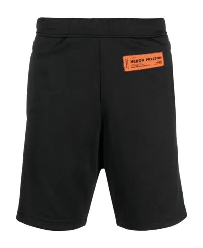 Heron Preston Logo Shorts In Black