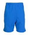 Heron Preston Logo Shorts In Blue