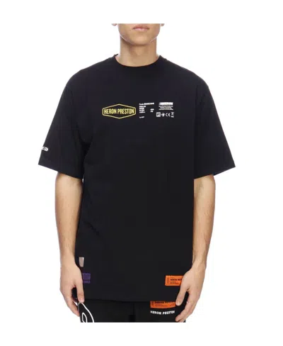 Heron Preston Logo Short-sleeved T-shirt In Black