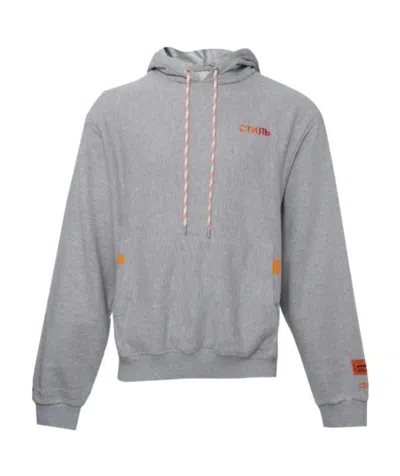 Heron Preston Logo Sweater In Gray