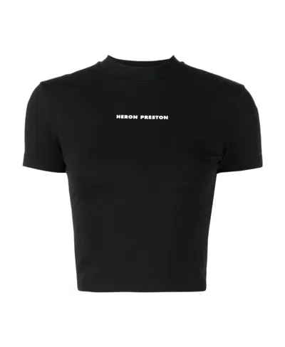 Heron Preston Logo T-shirt In Black