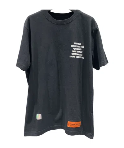 Heron Preston Logo T-shirt In Black