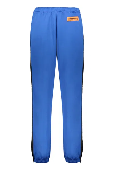 Heron Preston Logoed Side Stripes Track-pants In Blue
