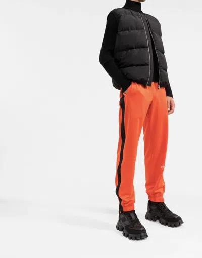 Heron Preston Logo-embroidered Cotton-blend Joggers In Black