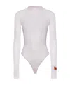 Heron Preston Long-sleeve Bodysuit In White