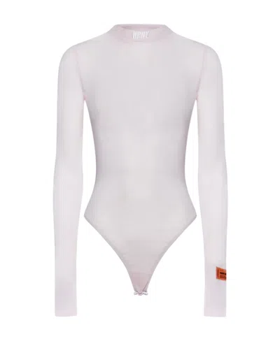 Heron Preston Long-sleeve Bodysuit In White