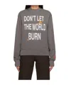 Heron Preston Gray Burn Sweatshirt