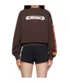 Heron Preston Long Sleeve Sweatshirt In Brown