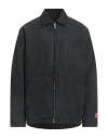 Heron Preston Man Jacket Black Size L Cotton In Black