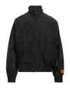 Heron Preston Man Jacket Black Size S Polyester In Black