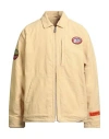 Heron Preston Man Jacket Mustard Size L Cotton In Yellow