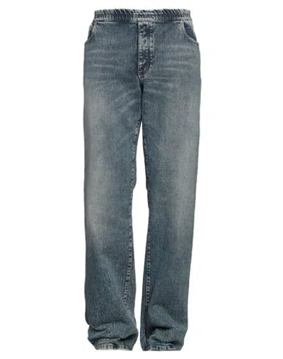Heron Preston Man Jeans Blue Size 34 Cotton, Hemp, Rubber
