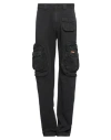 Heron Preston Man Pants Black Size M Cotton, Linen In Black