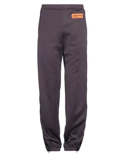Heron Preston Man Pants Dark Purple Size S Polyester, Cotton, Polyamide