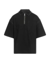 Heron Preston Man Polo Shirt Black Size L Cotton In Black