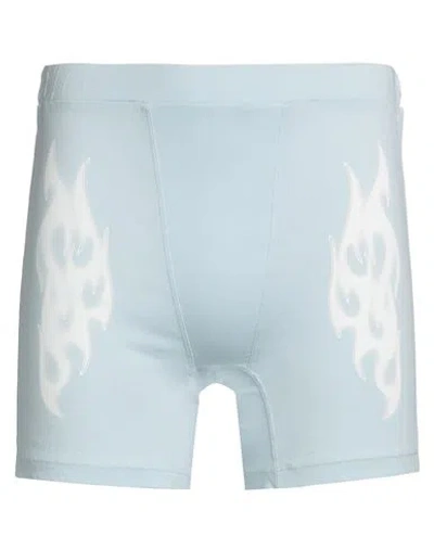 Heron Preston Man Shorts & Bermuda Shorts Sky Blue Size Xs Cotton