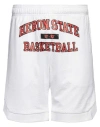 Heron Preston Man Shorts & Bermuda Shorts White Size L Polyester