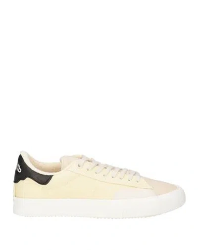 Heron Preston Man Sneakers Cream Size 8 Textile Fibers, Leather In Multi