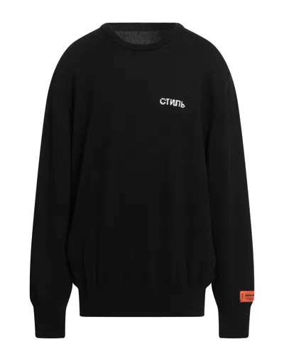 Heron Preston Sweaters In Black