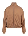 Heron Preston Man Sweatshirt Camel Size S Polyester, Cotton, Polyamide In Beige