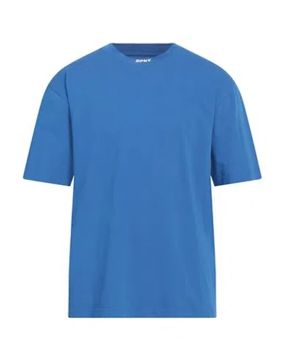 Heron Preston Man T-shirt Blue Size L Cotton