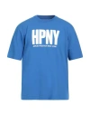 Heron Preston Man T-shirt Blue Size L Cotton