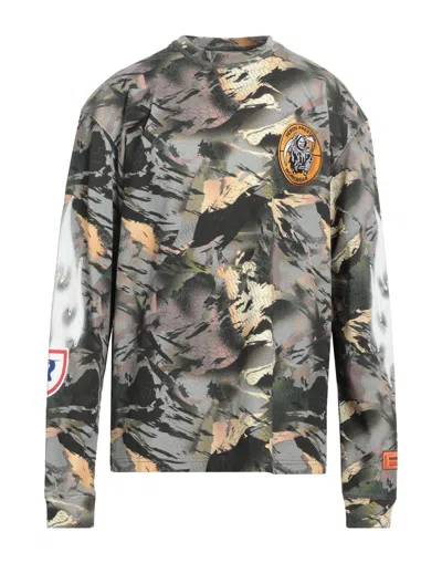 Heron Preston T-shirts In Grey